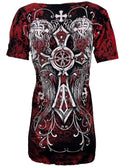 Rebel Saint by Affliction Women's T-shirt Story Teller