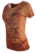 Affliction Women's T-Shirt Tragic Love Scoop Neck   ^