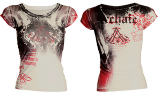 Archaic by Affliction Women's T-shirt Nightwatcher ^