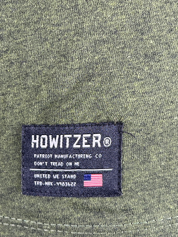 Howitzer Style Men's T-Shirt HEART OF A WARRIOR Military Grunt MFG