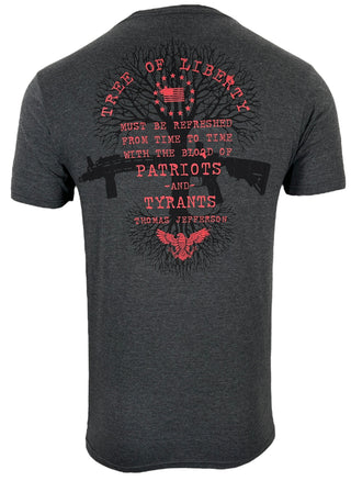 Howitzer Style Men's T-Shirt TREE OF LIBERTY Military Grunt MFG