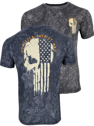 Howitzer Style Men's T-Shirt Alpha Patriot Military Grunt MFG