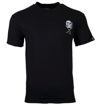 Sullen Men's T-shirt NAMSING BADGE Jet Black Tee Tattoo Skull Premium Quality Artwork