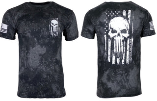 HOWITZER Clothing Men's T-Shirt SKULL FLAG