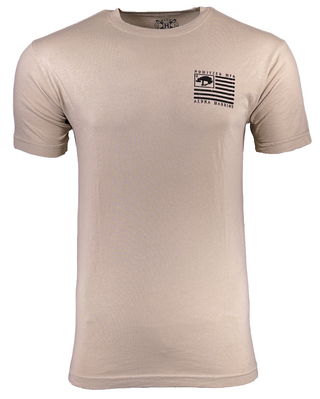 Howitzer Style Men's T-Shirt ALPHA WARRIOR Military Grunt