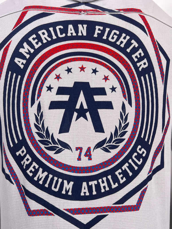 American Fighter Mens Long Sleeve Hoodie CAPELLA shirt Gray S-3XL  ^