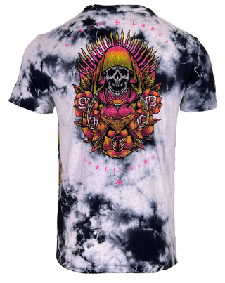 AFFLICTION Men's T-shirt SCARED EARTH Skull Biker Rhinestone  S-3XL NWT