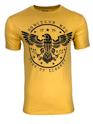 Howitzer Style Men's T-Shirt Liberty Eagles Military Grunt MFG