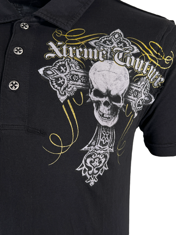 Xtreme Couture Men's Polo Shirt Heritage Black