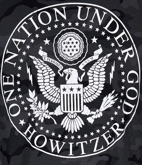 Howitzer Style Men's T-Shirt Under God Military Grunt MFG