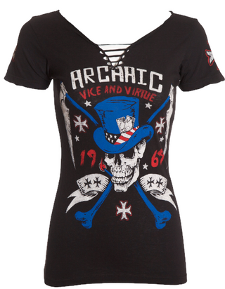 Archaic by Affliction Women's T-shirt Joker