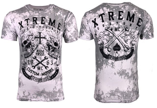 XTREME COUTURE by AFFLICTION Men's T-Shirt BLAZING ROADWAY Biker MMA