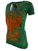 Rebel Saint by Affliction Women's T-shirt Socket