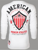 American Fighter Men's Long Sleeve Shirt EXCELSIOR White S-3XL */