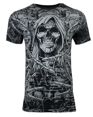 XTREME COUTURE by AFFLICTION Men's T-Shirt SOUL TAKER Black Biker S-5XL