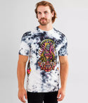 AFFLICTION Men's T-shirt SCARED EARTH Skull Biker Rhinestone  S-3XL NWT
