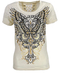 Affliction Women's T-Shirt Opus  ^