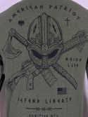 Howitzer Style Men's T-Shirt HEART OF A WARRIOR Military Grunt MFG
