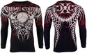 Xtreme Couture by Affliction Men's Thermal Shirt BARE BONE Black