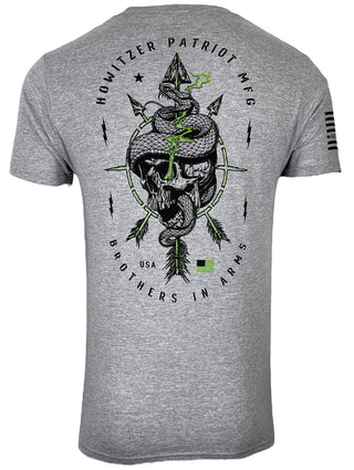 Howitzer Style Men's T-Shirt SPIRIT OF VALOR Military Grunt MFG