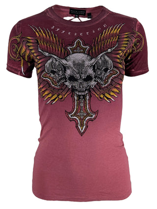 Affliction Women's T-Shirt Hyper Speed  ^