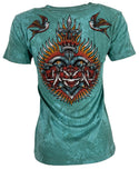 Affliction Women's T-Shirt Queenie Rae ^