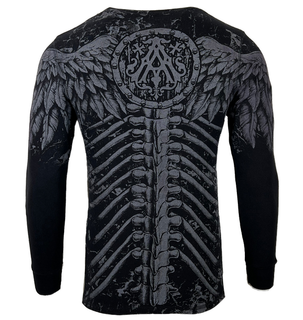 Xtreme Couture by Affliction Men's Thermal Shirt Collision
