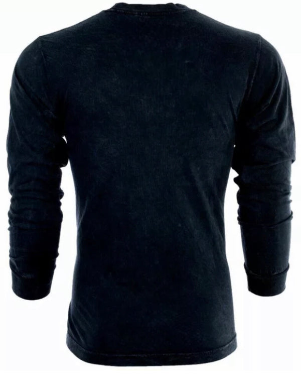 AFFLICTION Men's Long Sleeve WINDTALKER Crewneck T-Shirt