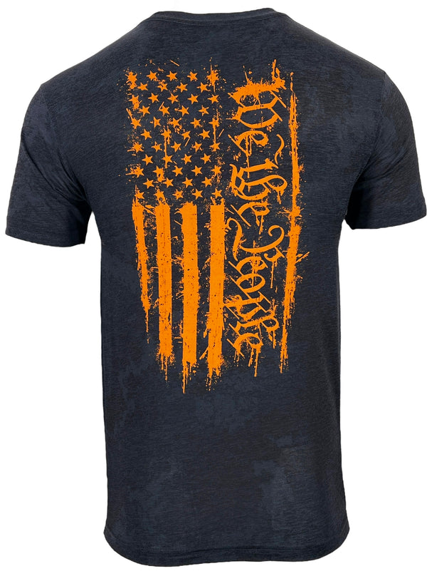 Howitzer Style Men's T-Shirt PEOPLE FLAG SPARY Military Grunt MFG