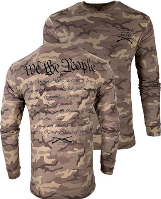 Howitzer Style Men's T-Shirt WE WILL DEFEND Military Grunt MFG