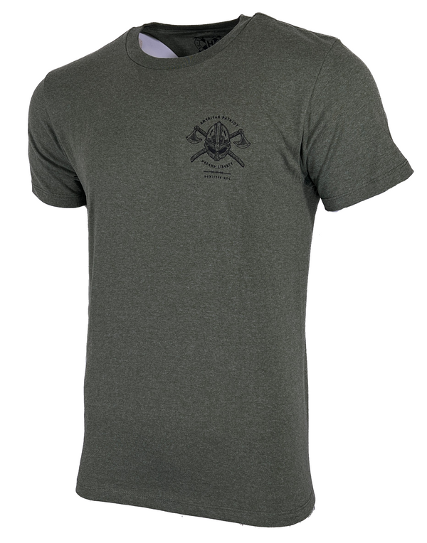 Howitzer Style Men's T-Shirt HEART OF A WARRIOR Military Grunt MFG