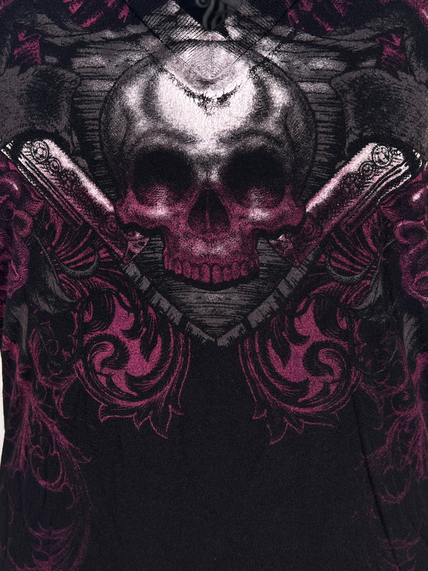Rebel Saint by Affliction Women's T-shirt Silent Scream