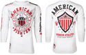 American Fighter Men's Long Sleeve Shirt EXCELSIOR White S-3XL */