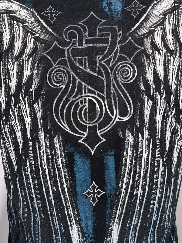 Rebel Saint by Affliction Women's T-shirt Mockingbird