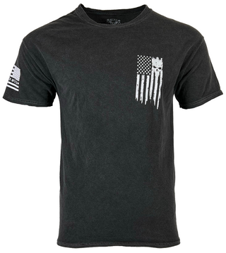 Howitzer Style Men's T-Shirt Patriot Torn Military Grunt MFG