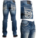 Affliction Men's Denim Jeans GAGE FLEUR SANDER Blue