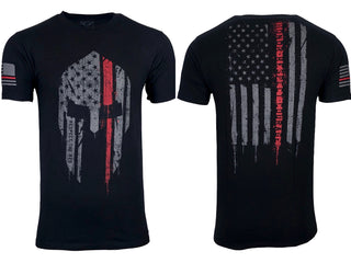 HOWITZER Style Men's T-Shirt RESPECT THE RED Military Grunt