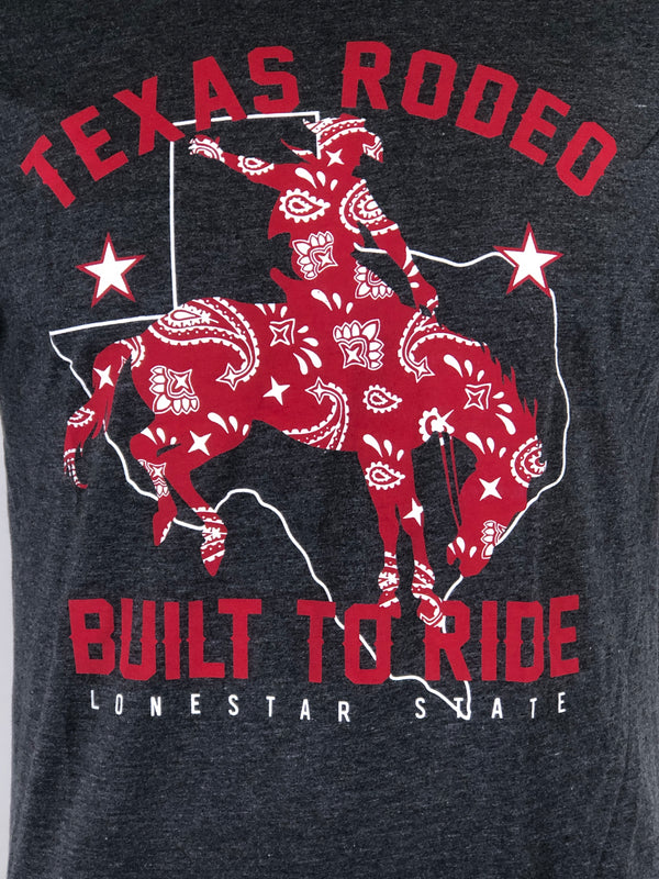 RAW STATE By Affliction Men's T-Shirt RODEO BUILT TO RODEO Biker Cowboy