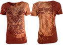 Affliction Women's T-Shirt Tragic Love Scoop Neck   ^