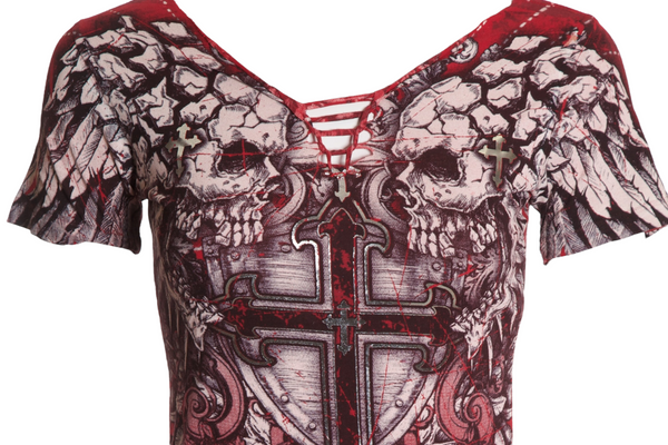 Archaic by Affliction Women's T-shirt Criterion  ^