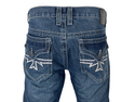 Xtreme Couture by Affliction Men's Denim Jeans Cross Dark Blue