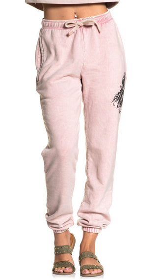 AFFLICTION Women's Sweatpants AUDRALYN Pink