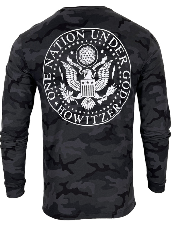 Howitzer Style Men's T-Shirt Under God Military Grunt MFG