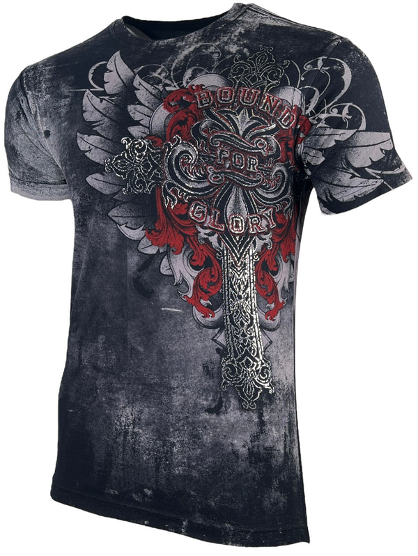Xtreme Couture By Affliction Men's T-Shirt SALVATION Black