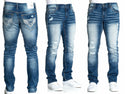 American Fighter Men's Denim Jeans Defender Void Scorpio Blue