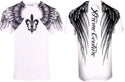 Xtreme Couture Men's Short Sleeve Crewneck T-Shirt AEROSMITH White