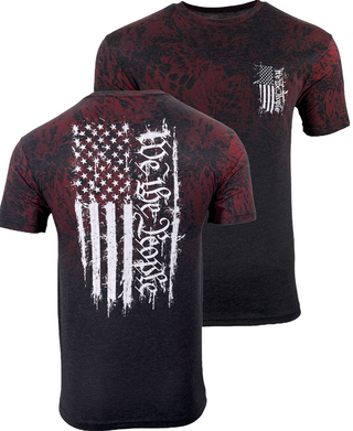 Howitzer Style Men's T-Shirt PEOPLE FLAG SPARY Military Grunt MFG