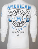 American Fighter Men's Long Sleeve Shirt SILVER LAKE White S-3XL */