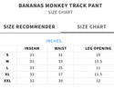 Bananas Monkey Men's Track Pants Sweatpant Ac family Black