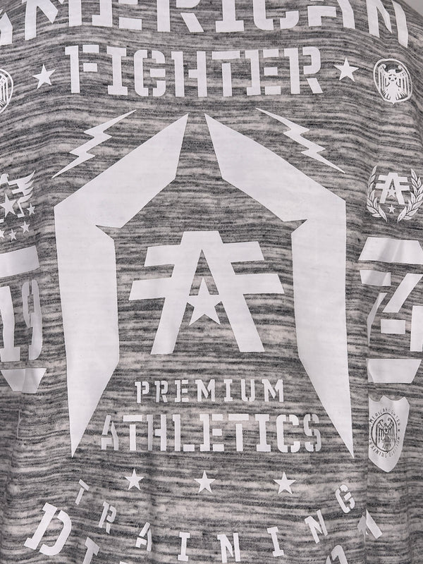 American Fighter Mens Long Sleeve Hoodie GIVEN SUNDAY shirt Grey  ^